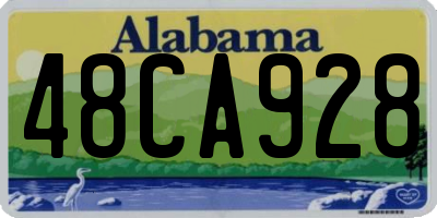 AL license plate 48CA928