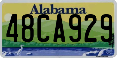 AL license plate 48CA929