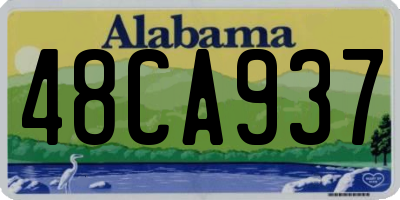AL license plate 48CA937