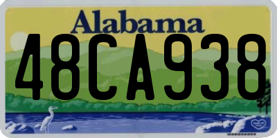 AL license plate 48CA938