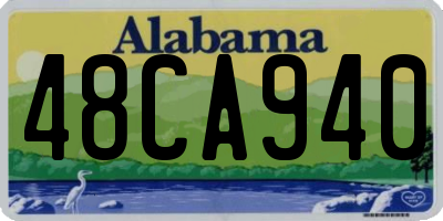 AL license plate 48CA940