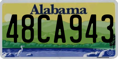 AL license plate 48CA943
