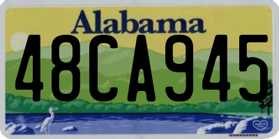 AL license plate 48CA945
