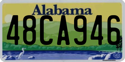AL license plate 48CA946