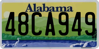 AL license plate 48CA949