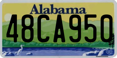 AL license plate 48CA950