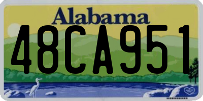 AL license plate 48CA951