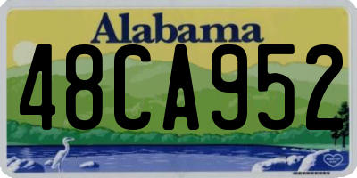 AL license plate 48CA952