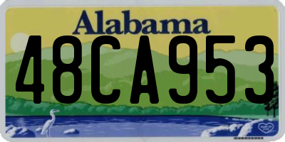AL license plate 48CA953