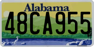 AL license plate 48CA955