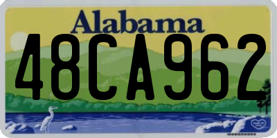 AL license plate 48CA962