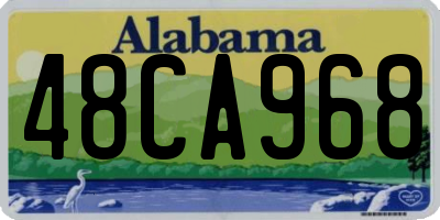 AL license plate 48CA968