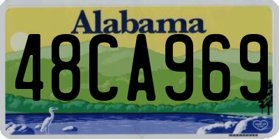 AL license plate 48CA969
