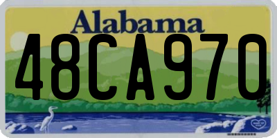 AL license plate 48CA970