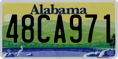 AL license plate 48CA971