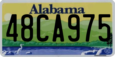 AL license plate 48CA975