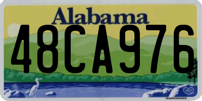 AL license plate 48CA976
