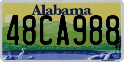 AL license plate 48CA988