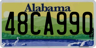 AL license plate 48CA990
