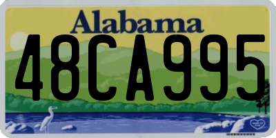AL license plate 48CA995