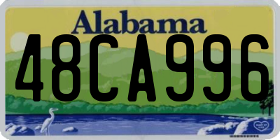 AL license plate 48CA996