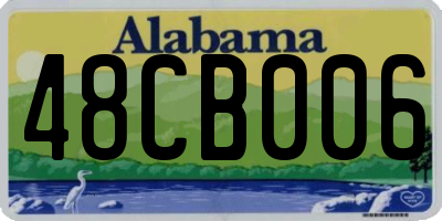 AL license plate 48CB006