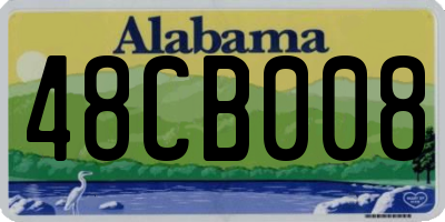 AL license plate 48CB008