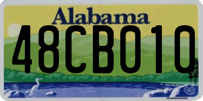 AL license plate 48CB010