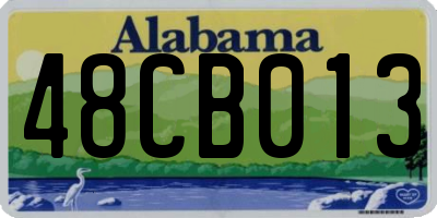 AL license plate 48CB013