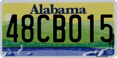 AL license plate 48CB015