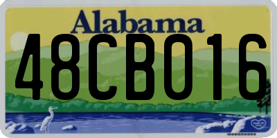 AL license plate 48CB016
