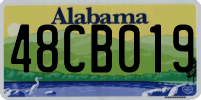 AL license plate 48CB019