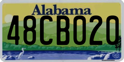AL license plate 48CB020
