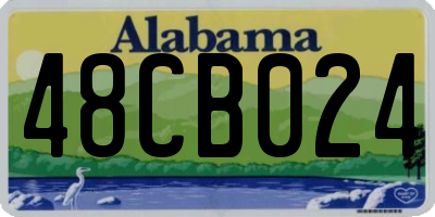 AL license plate 48CB024