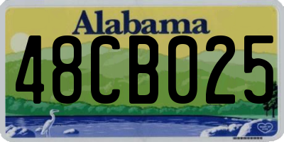 AL license plate 48CB025