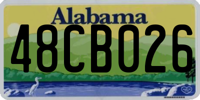AL license plate 48CB026
