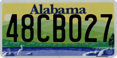 AL license plate 48CB027