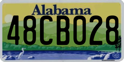 AL license plate 48CB028
