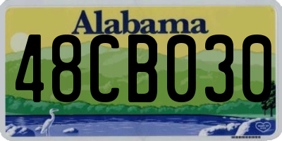 AL license plate 48CB030