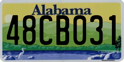AL license plate 48CB031