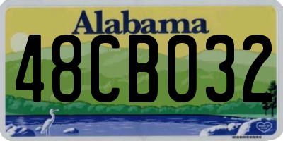 AL license plate 48CB032
