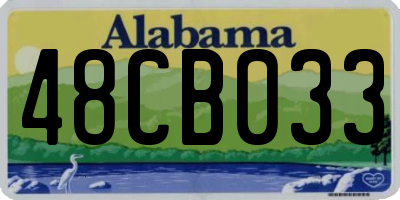 AL license plate 48CB033
