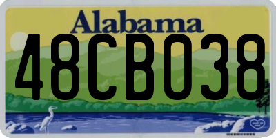 AL license plate 48CB038