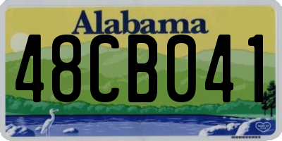 AL license plate 48CB041