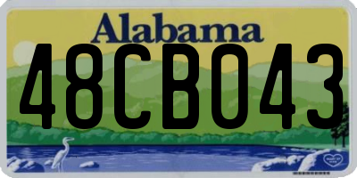 AL license plate 48CB043