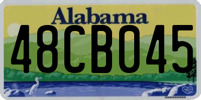 AL license plate 48CB045