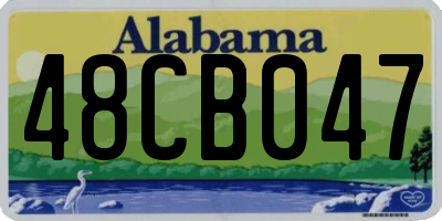 AL license plate 48CB047
