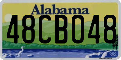 AL license plate 48CB048