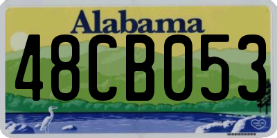 AL license plate 48CB053