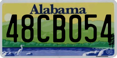 AL license plate 48CB054